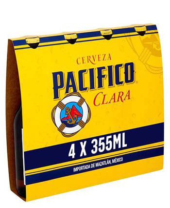 Pacifico 4 x 355ml bottles