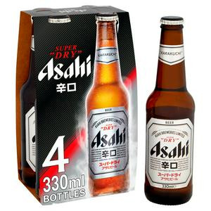 Asahi Super Dry pack 4 x 330ml btl