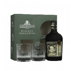 Diplomatico gift set with 2 tumblers