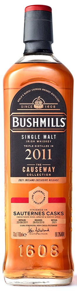 Bushmills Causeway Collection Sauternes Cask Whiskey 2011 70cl